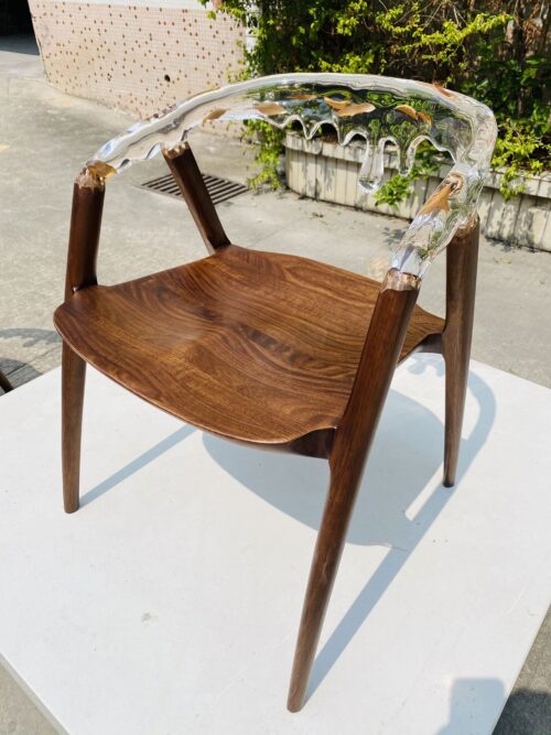 Wood combo armchair