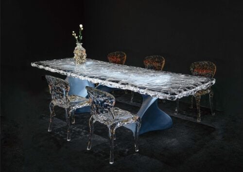 Aurora Wave Dining Table