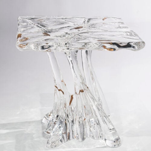 Crystal Bloom Accent Table