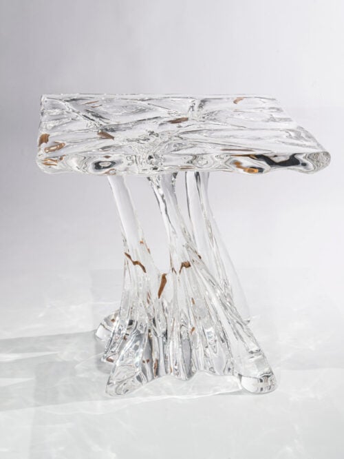 Crystal Bloom Accent Table