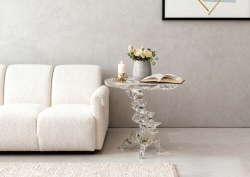 Crystal Sculpted Table main